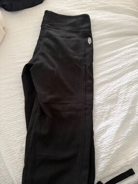 FP Movement by Free People Black Mid-Rise Active Leggings